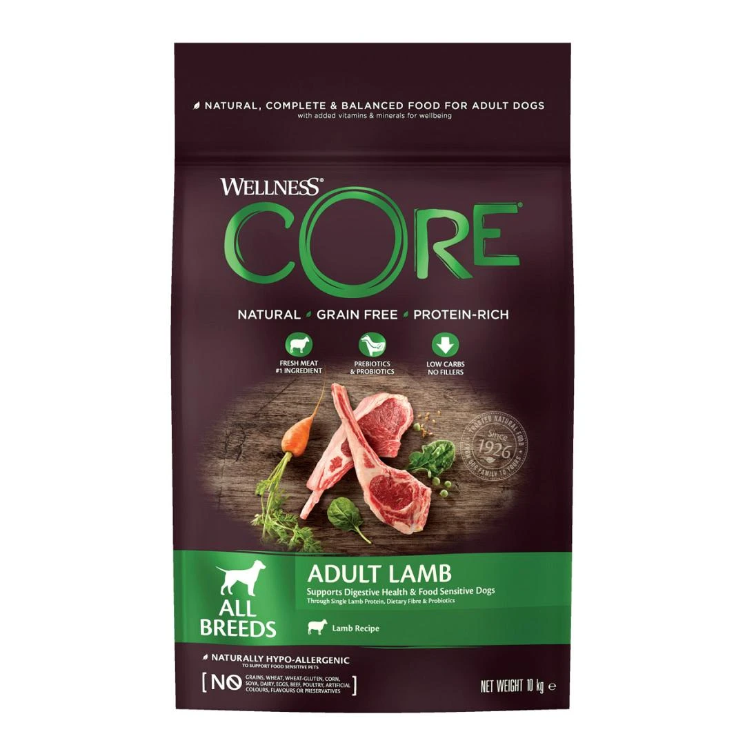 Wellness CORE Hondenvoer Adult Lamb 10 Kg 1 Wellness CORE Hondenvoer Adult Lamb 10 Kg