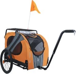 DoggyRide Hondenfietskar Novel 15 Compleet Oranje/Zwart
