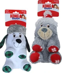 Kong Kerst Polar Bear Comfort Assorti Medium/Large