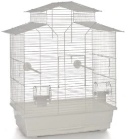 Beeztees Vogelkooi Iza 2 Pagode Wit