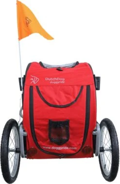 DoggyRide Hondenfietskar Mini 20 Rood/Zwart -Beste Dierenwinkel 0212096 achter