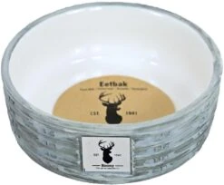 Boony Est. 1941 Voerbak Steen Wicker Grey