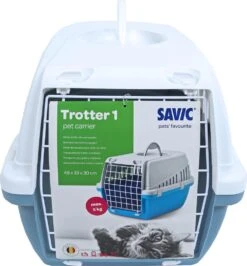 Savic Reismand Trotter 1 Earthblue/wit -Beste Dierenwinkel 0216269 f