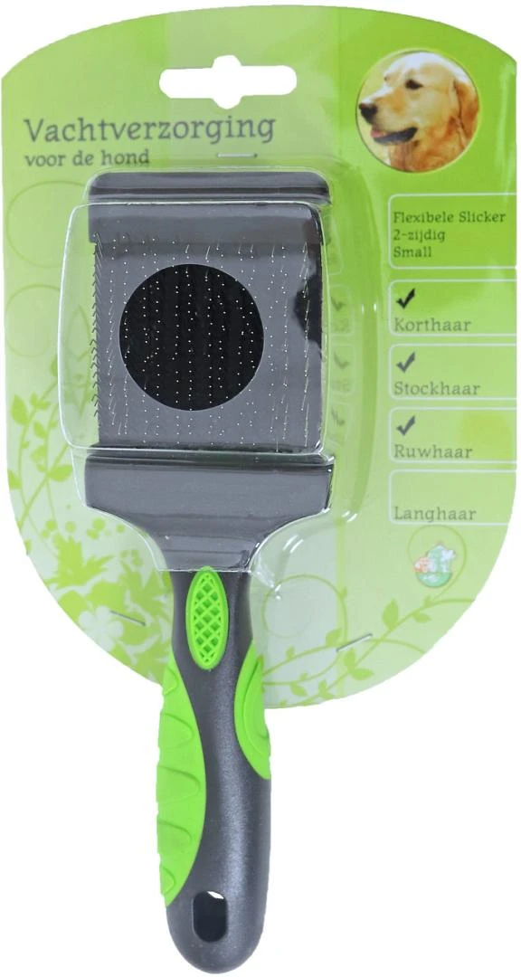 Boon Flexibele Slicker Borstel 2-Zijdig S 1 Boon Flexibele Slicker Borstel 2-Zijdig S