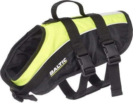 Baltic Hondenzwemvest Mascot Geel/Zwart 1 Baltic Hondenzwemvest Mascot Geel/Zwart