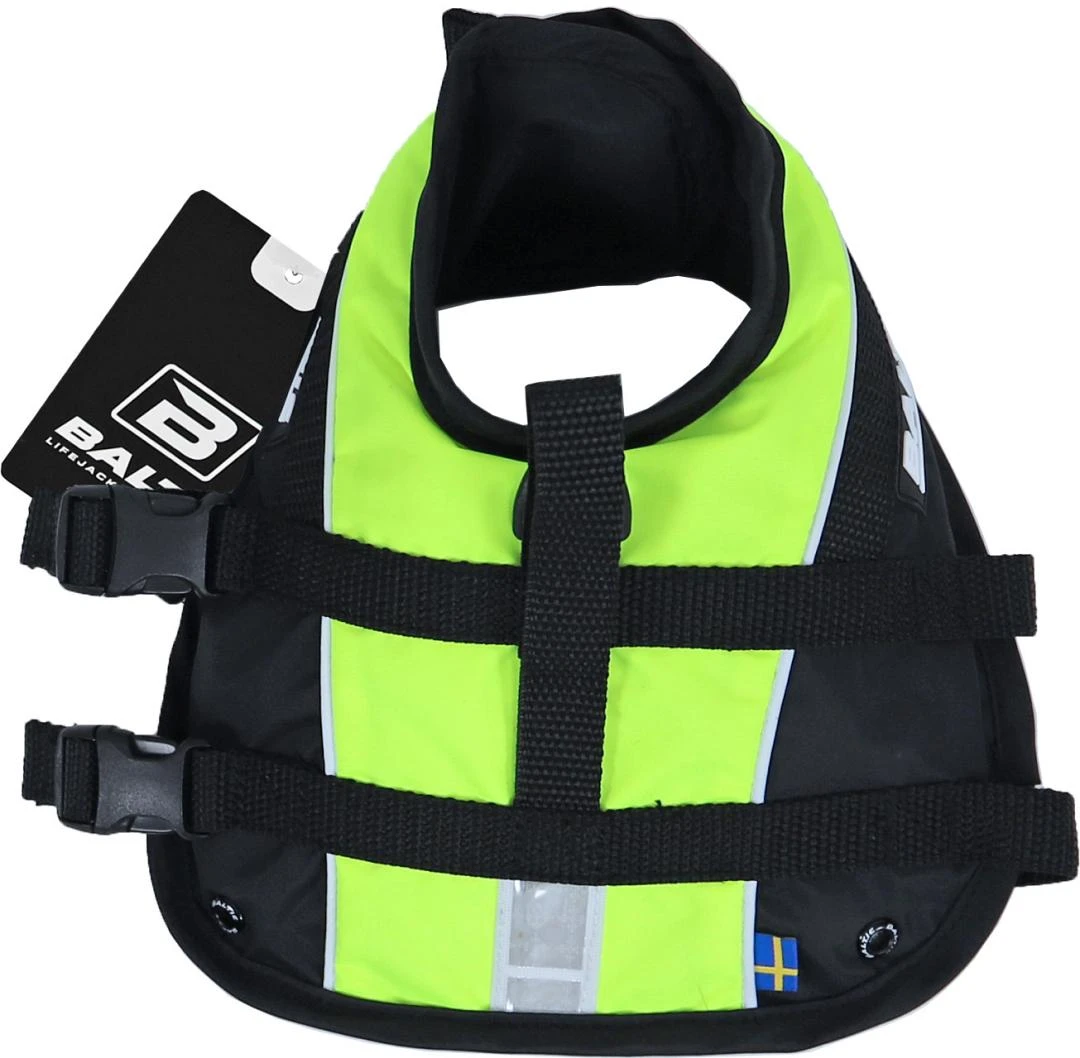 Baltic Hondenzwemvest Mascot Geel/Zwart 2 Baltic Hondenzwemvest Mascot Geel/Zwart - Afbeelding 2