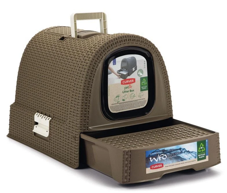 Curver Kattenbak Mokka 1 Curver Kattenbak Mokka