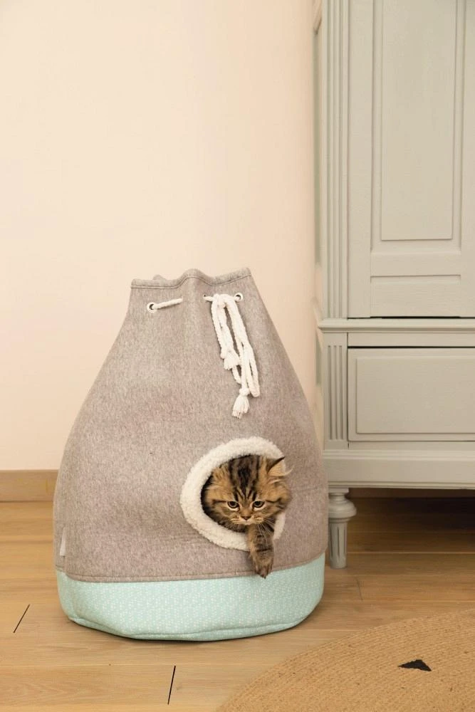 Beeztees Kittenhuis Flo Grijs 2 Beeztees Kittenhuis Flo Grijs - Afbeelding 2