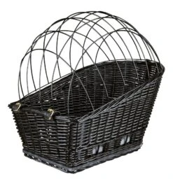 TRIXIE Fietsmand Met Rooster Voor Bagagedrager Zwart