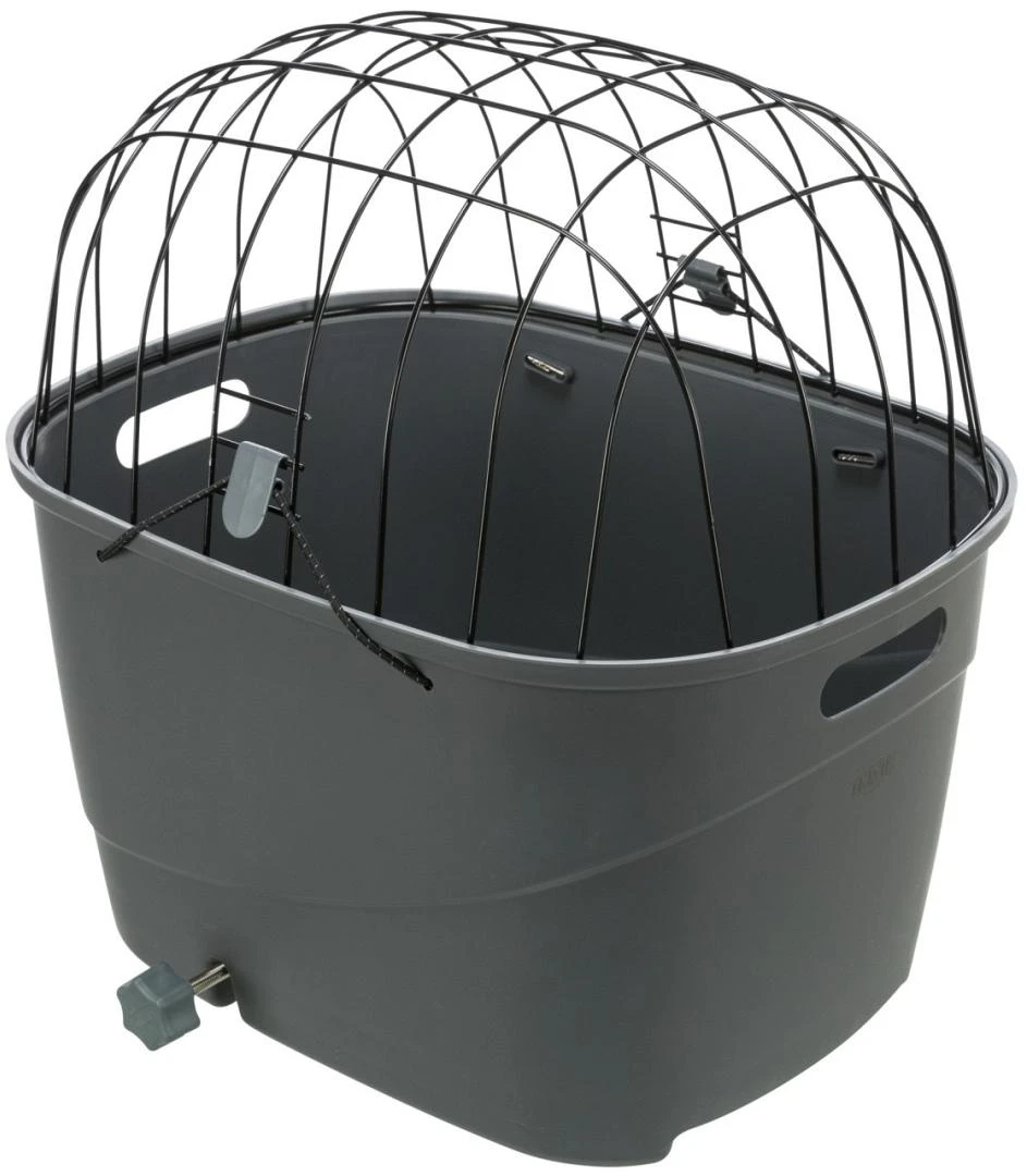 TRIXIE Fietsmand Voor Bagagedrager Grijs 2 TRIXIE Fietsmand Voor Bagagedrager Grijs - Afbeelding 2