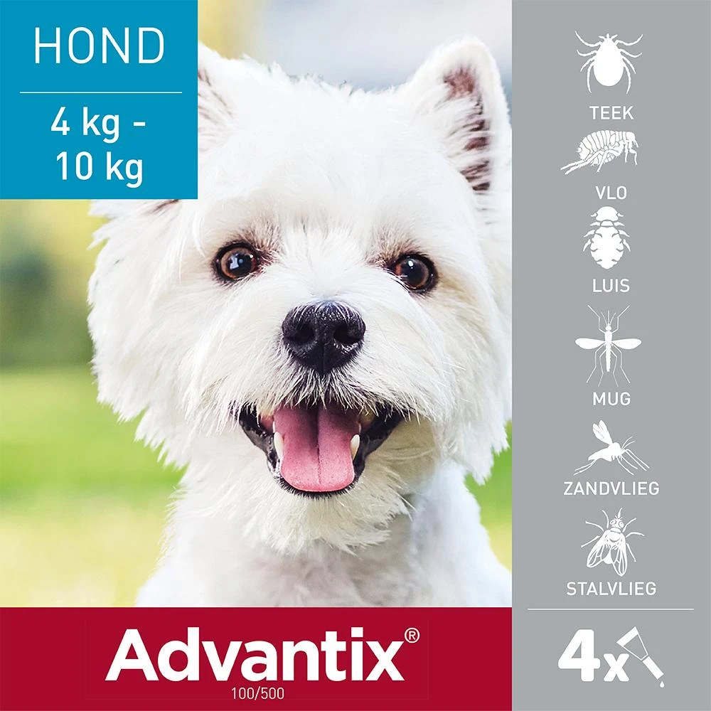 Advantix 100 4 Pipetten 2 Advantix 100 4 Pipetten - Afbeelding 2
