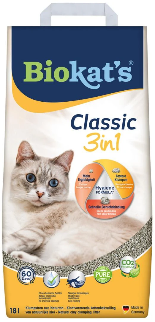 Biokat's Kattenbakvulling Classic 18 Ltr 1 Biokat's Kattenbakvulling Classic 18 Ltr