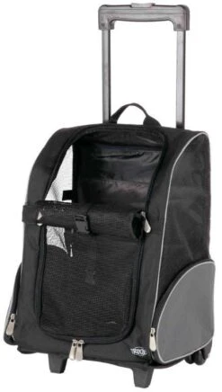 TRIXIE Trolley Hond Zwart/grijs