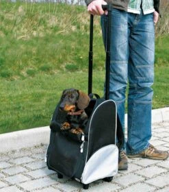 TRIXIE Trolley Hond Zwart/grijs 6 TRIXIE Trolley Hond Zwart/grijs -Beste Dierenwinkel 4011905028804 2