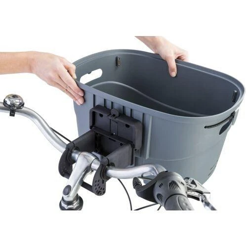 TRIXIE Fietsmand Voor Aan Het Stuur Grijs 4 TRIXIE Fietsmand Voor Aan Het Stuur Grijs - Afbeelding 4