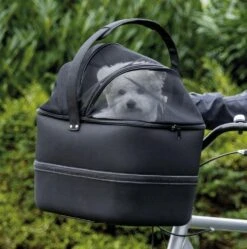 TRIXIE Fietsmand Voor Aan Het Stuur Zwart 7 TRIXIE Fietsmand Voor Aan Het Stuur Zwart -Beste Dierenwinkel 4011905131085 3