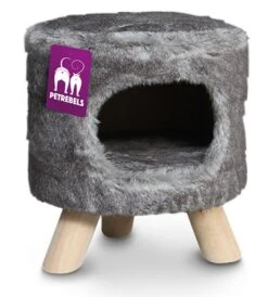 Petrebels Poef Kings & Queens Victoria 45 Royal Grey