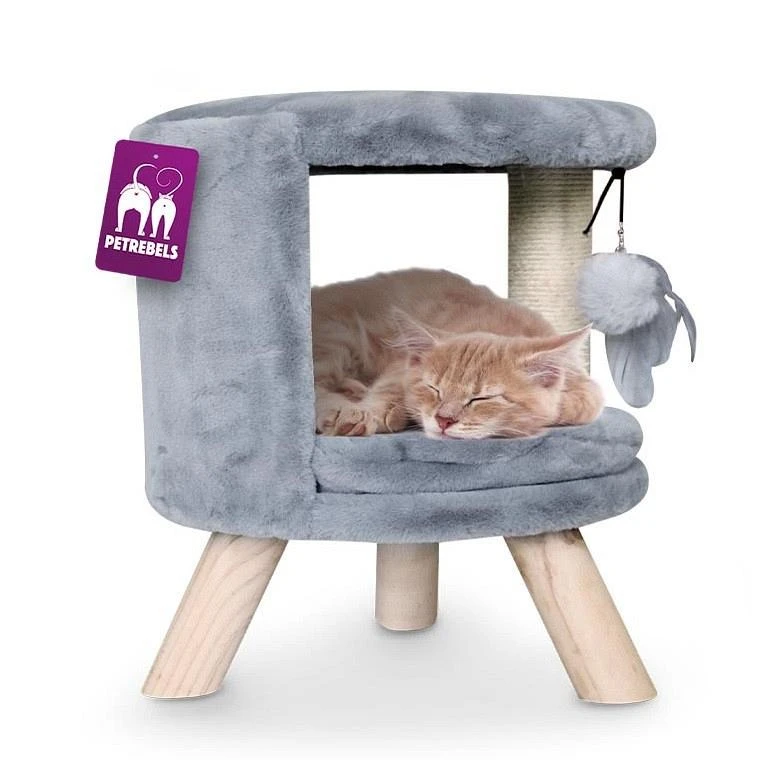 Petrebels Krabpaal Isabella 45 Grey 1 Petrebels Krabpaal Isabella 45 Grey