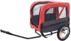 Flamingo Hondenfietskar Doggy Liner Romero Rood/grijs