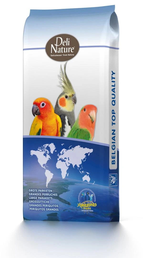 Deli Nature Grote Parkiet Standaardnr. 59 - 15 Kg 1 Deli Nature Grote Parkiet Standaardnr. 59 - 15 Kg