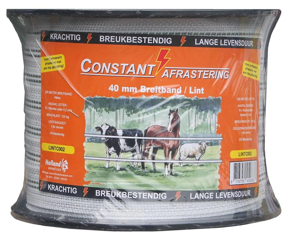 Lint Excellent Constant 200 M / 40 Mm Wit 1 Lint Excellent Constant 200 M / 40 Mm Wit