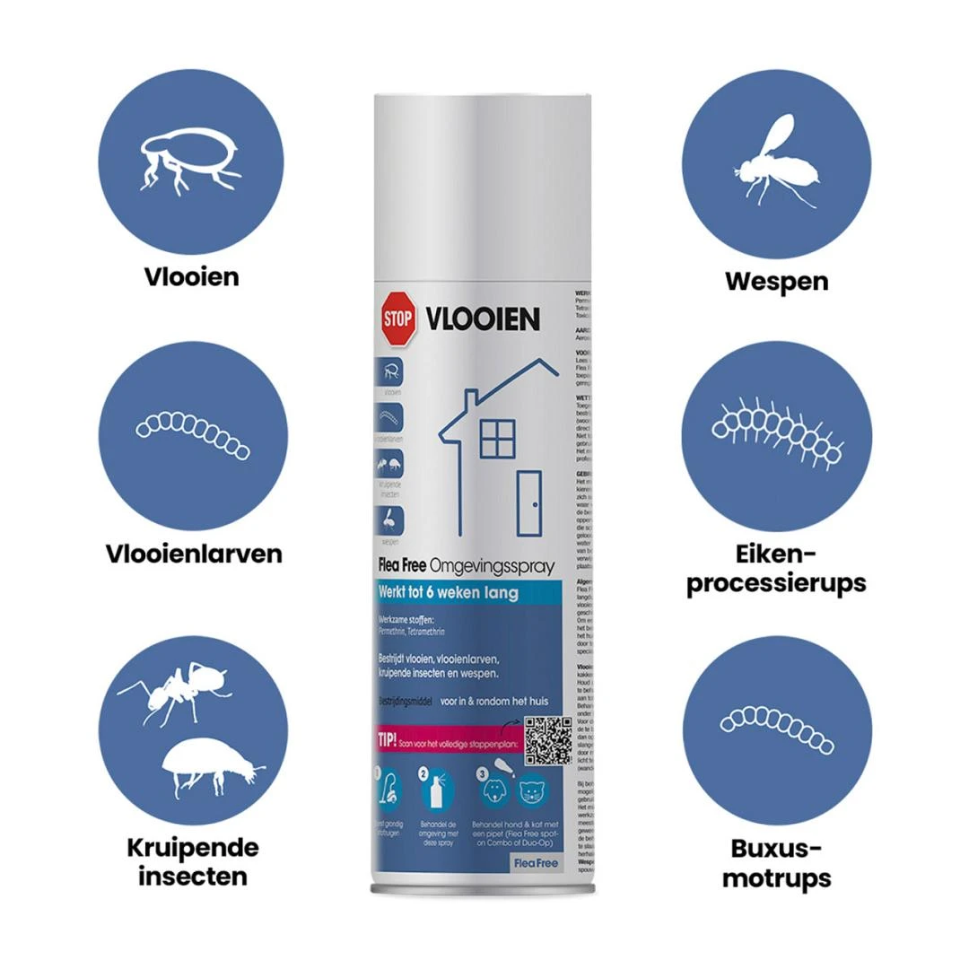 Flea Free Omgevingsspray 400 Ml 2 Flea Free Omgevingsspray 400 Ml - Afbeelding 2