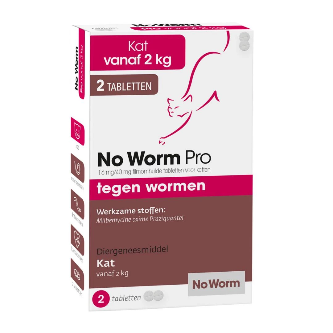 No Worm Pro Kat 2 Tabletten 1 No Worm Pro Kat 2 Tabletten