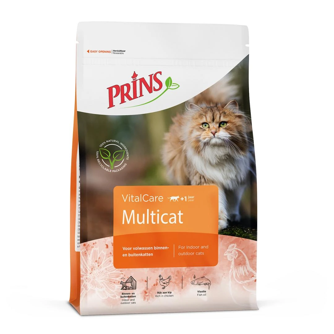 Prins Kattenvoer VitalCare Multicat 4 Kg 1 Prins Kattenvoer VitalCare Multicat 4 Kg