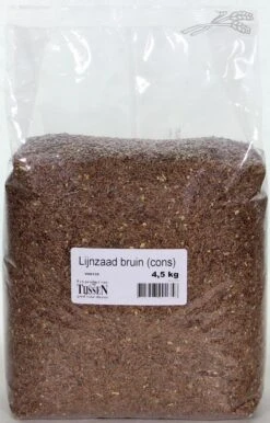 Lijnzaad Bruin 4,5 Kg -Beste Dierenwinkel 8715207901358 1