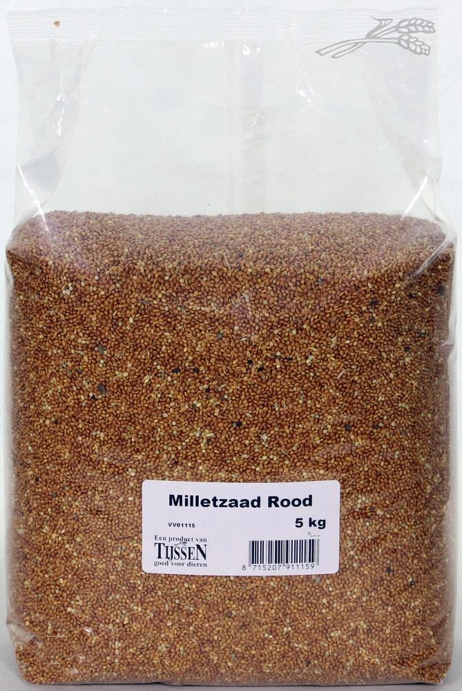Milletzaad Rood 5 Kg 3 Milletzaad Rood 5 Kg - Afbeelding 3