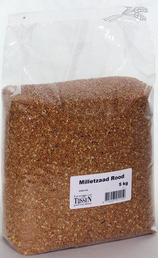 Milletzaad Rood 5 Kg 1 Milletzaad Rood 5 Kg