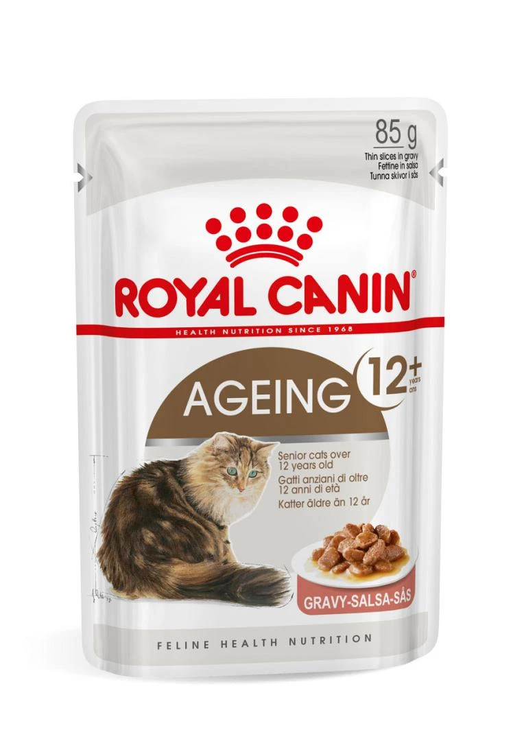 Royal Canin Kattenvoer Ageing 12+ In Gravy 12 X 85 Gr 2 Royal Canin Kattenvoer Ageing 12+ In Gravy 12 X 85 Gr - Afbeelding 2