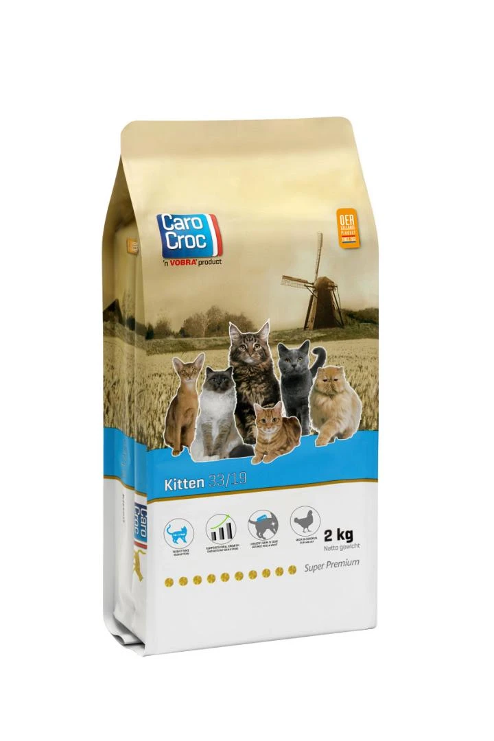 CaroCroc Kattenvoer Kitten 2 Kg 1 CaroCroc Kattenvoer Kitten 2 Kg