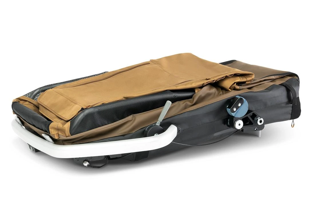 Croozer Hondenfietskar Dog Tammo Geel + Gratis Kussen 2 Croozer Hondenfietskar Dog Tammo Geel + Gratis Kussen - Afbeelding 2