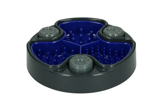 Eat Slow Live Longer Voerbak Puzzle And Feed Blue 3 Eat Slow Live Longer Voerbak Puzzle And Feed Blue - Afbeelding 3