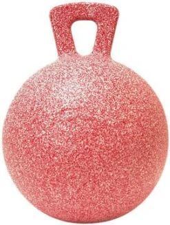 Jolly Ball Met Geur 25 Cm -Beste Dierenwinkel Jolly Ball ROODWIT Mintgeur 25 cm
