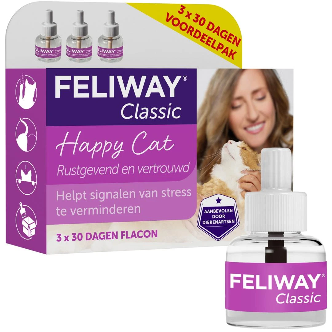 Feliway Classic Refill Tripack 3 X 48 Ml 1 Feliway Classic Refill Tripack 3 X 48 Ml