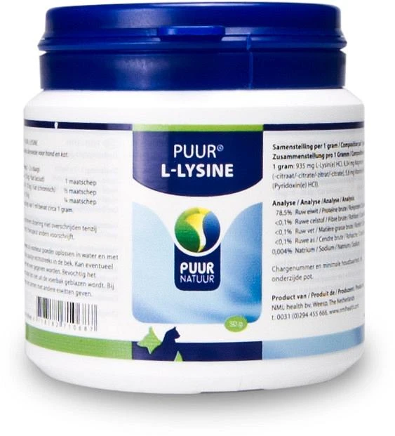 PUUR L-Lysine 50 Gr 1 PUUR L-Lysine 50 Gr