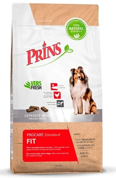 Prins Hondenvoer ProCare Standard Fit 20 Kg 1 Prins Hondenvoer ProCare Standard Fit 20 Kg
