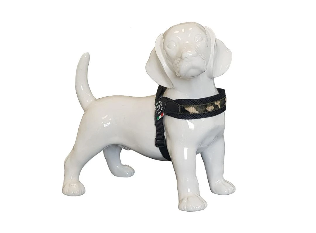 Tre Ponti Hondentuig Fibbia Penny Camou Zwart/groen 1 Tre Ponti Hondentuig Fibbia Penny Camou Zwart/groen