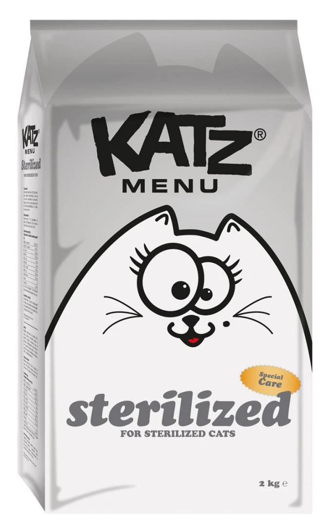 Katz Menu Kattenvoer Sterilized 2 Kg 1 Katz Menu Kattenvoer Sterilized 2 Kg