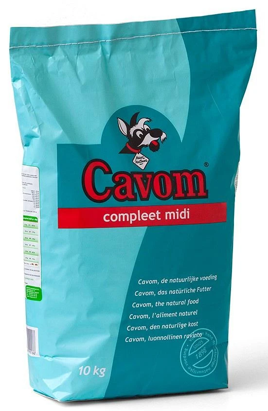 Cavom Hondenvoer Compleet Midi 10 Kg 1 Cavom Hondenvoer Compleet Midi 10 Kg