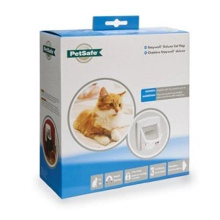 PetSafe Staywell Kattenluik Deluxe Magnetic 400 White 2 PetSafe Staywell Kattenluik Deluxe Magnetic 400 White - Afbeelding 2