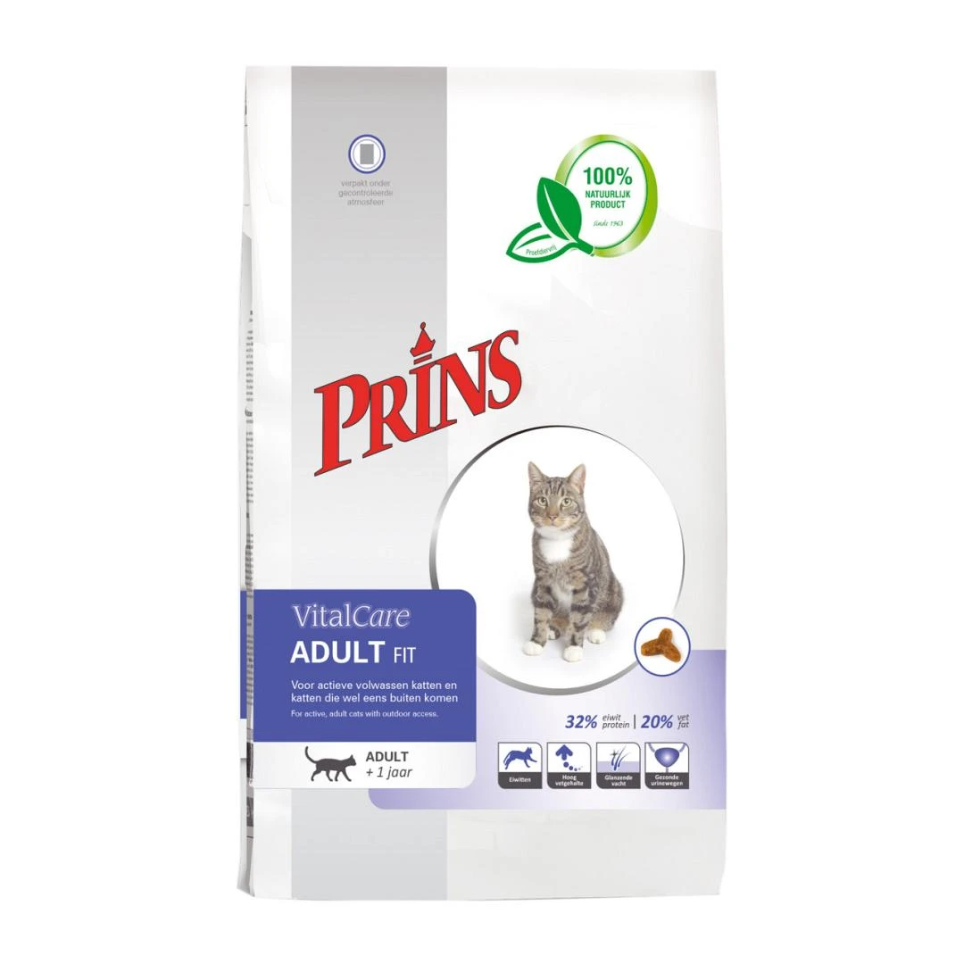 Prins Kattenvoer VitalCare Adult Fit 5 Kg 1 Prins Kattenvoer VitalCare Adult Fit 5 Kg