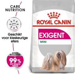 Royal Canin Hondenvoer Exigent Mini 3 Kg -Beste Dierenwinkel royal canin mini exigent volwassen hond kieskeurige honden hero packshot