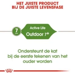 Royal Canin Kattenvoer Outdoor 7+ 2 Kg -Beste Dierenwinkel royal canin outdoor 7plus volwassen kat buitenkatten vanaf 7 jaar hero image 9